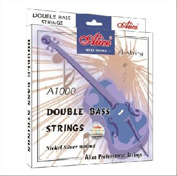 Изображение Alice A1000-4/4 - комплект струн для контрабаса