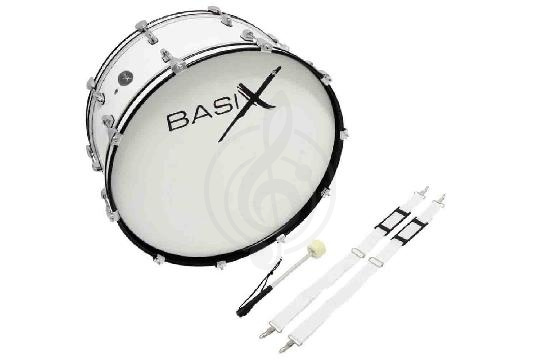 Изображение Basix Marching Bass Drum 24x12" - Маршевый бас барабан