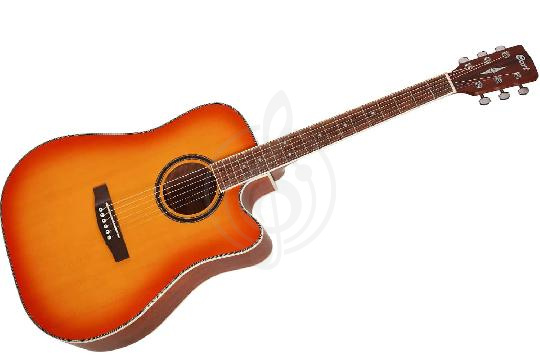 Электроакустическая гитара Электроакустические гитары Cort Cort AD890CF-LVBS Standard Series - Электроакустическая гитара AD890CF-LVBS - фото 1