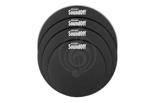 Изображение Evans SO-0244 SoundOff Fusion - Набор тренировочных заглушек (10", 12", 14", 14")