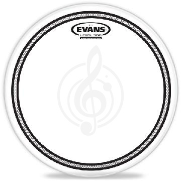 Изображение EVANS TT12EC2S - Двухслойный прозрачный пластик 12", предназначен для тома и малого барабана.