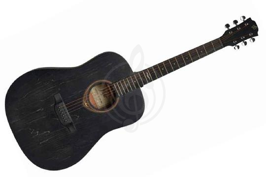 Акустическая гитара Акустические гитары Flight FLIGHT D-145 BK - Акустическая гитара D-145 BK - фото 1
