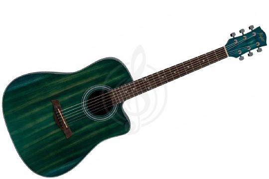 Акустическая гитара Акустические гитары Flight FLIGHT D-155C MAH BL - Акустическая гитара D-155C MAH BL - фото 1
