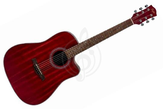 Акустическая гитара Акустические гитары Flight FLIGHT D-155C MAH RD - Акустическая гитара D-155C MAH RD - фото 1