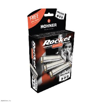 Губная гармошка HOHNER Rocket M2013xp - набор из 3 губных гармошек, Hohner Rocket M2013xp в магазине DominantaMusic - фото 1