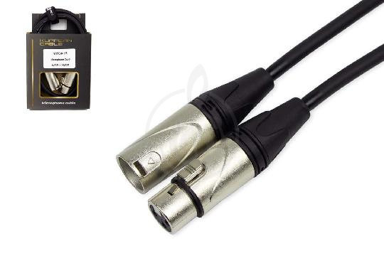 Изображение XLR-XLR микрофонный кабель KUPFERN KFMC04 1M