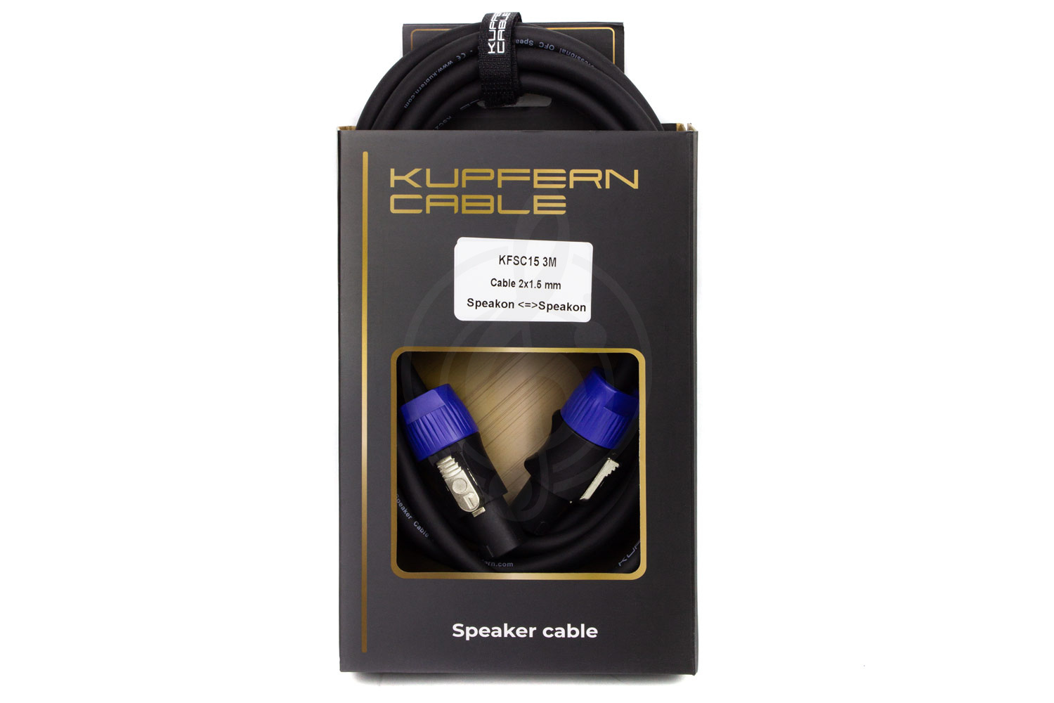 Спикерный кабель Спикерный кабель KUPFERN KUPFERN KFSC01 3M - Кабель SpeakOn - SpeakOn KFSC013M - фото 2