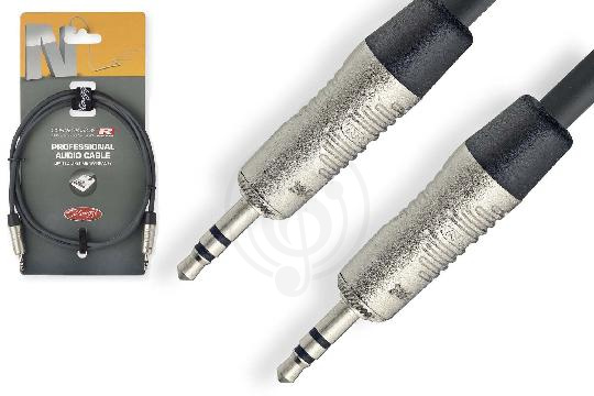 Межблочный кабель Y-межблочный кабель Stagg STAGG NAC2MPSR - аудио шнур мини стерео jack- мини стерео jack, 2метра NAC2MPSR - фото 1