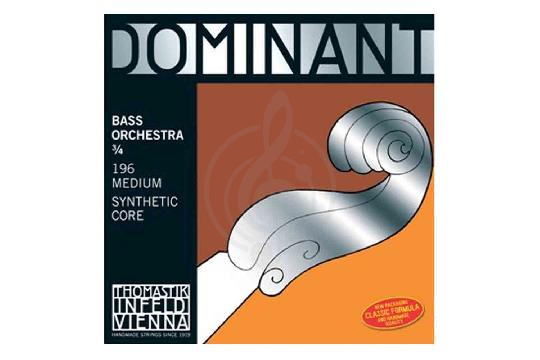 Изображение Thomastik 196 Dominant Orchestra - Комплект струн для контрабаса размером 3/4