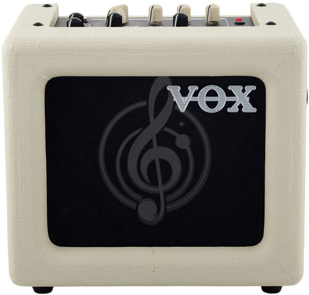 Комбоусилитель для акустической гитары Мини-комбики для гитар VOX VOX MINI3-G2 Ivory - Гитарный мини-комбик MINI3-G2 Ivory - фото 1