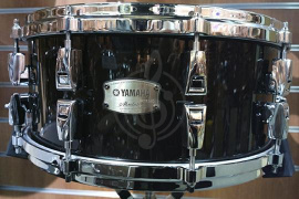 Изображение Yamaha AMS1460(SBL) малый барабан 14"х6" клён/ венге, 7 слоёв, 6,2 мм, цвет Solid Black
