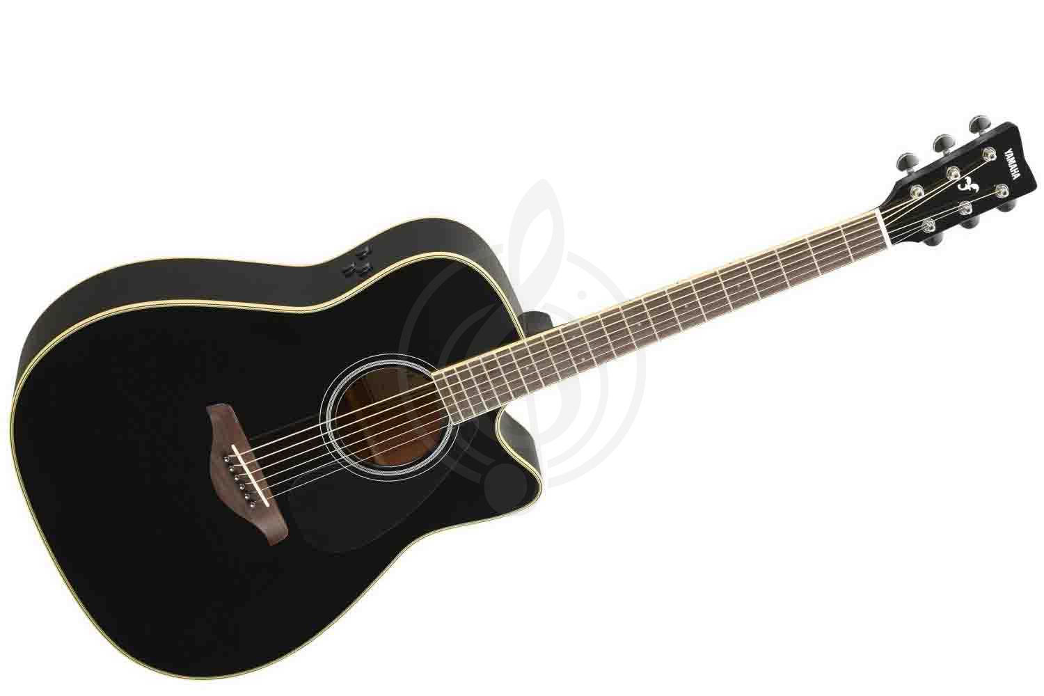 Трансакустическая гитара YAMAHA FGC-TA BLACK - трансакустическая гитара, Yamaha FGC-TA BLACK в магазине DominantaMusic - фото 1