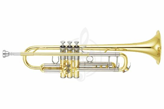 Изображение Yamaha YTR-8345 - труба Bb профессиональная, тяжёлая, yellow brass bell, чистый лак
