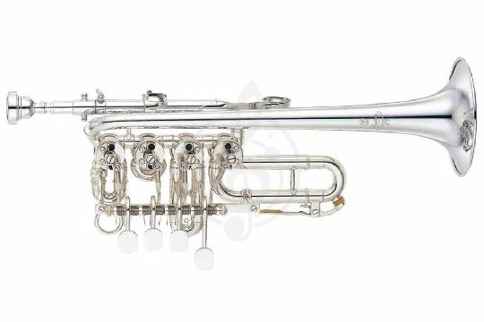 Изображение Yamaha YTR-988 - труба-пикколо, Bb/ A, посеребреная