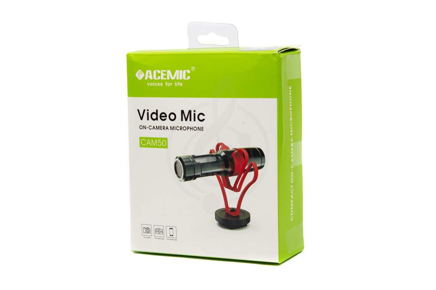 Микрофон для видеокамеры Микрофоны для видеокамер ACEMIC Acemic CAM50 - Накамерный микрофон CAM50 - фото 2