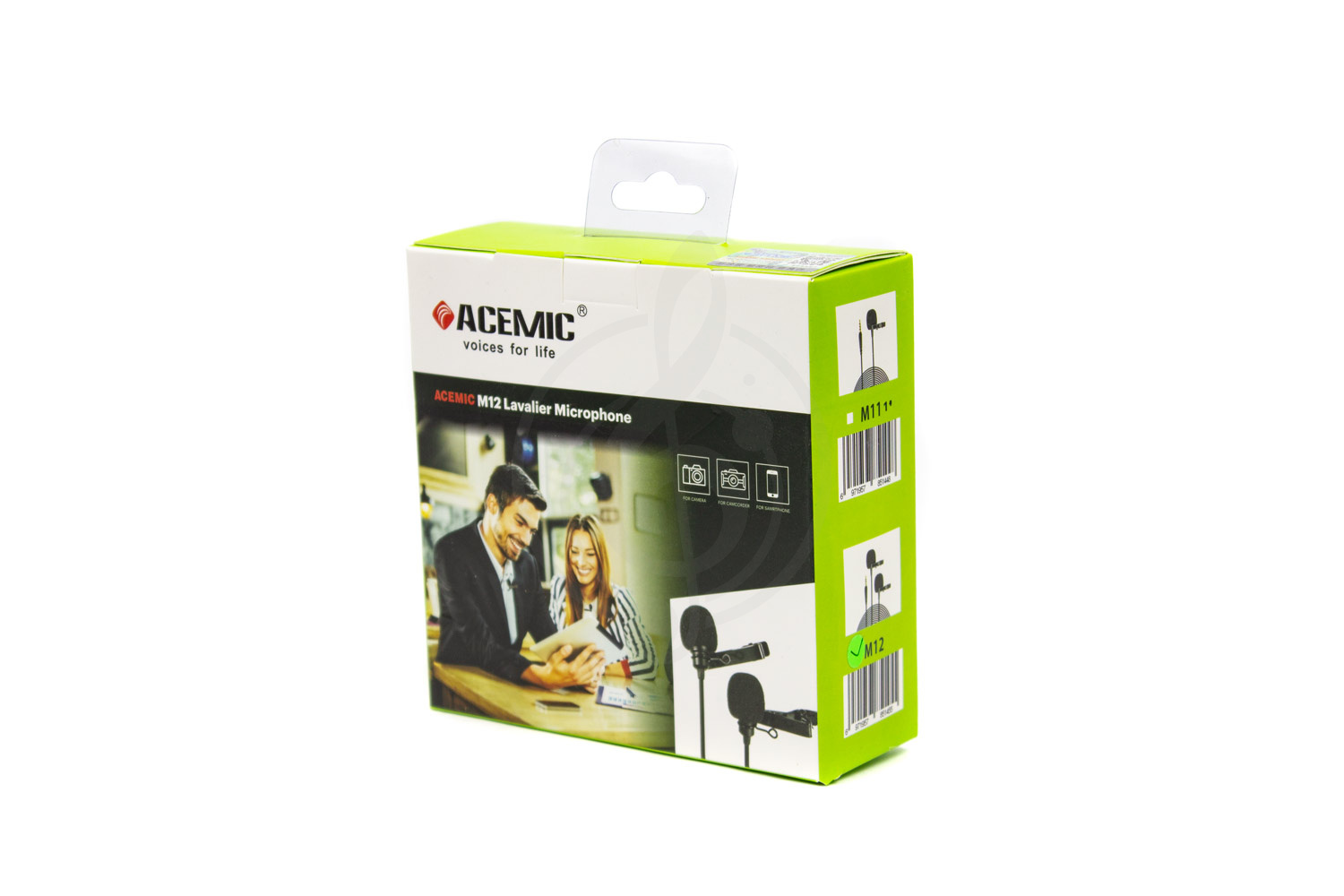 Микрофон для видеокамеры Микрофоны для видеокамер ACEMIC Acemic M12 - Микрофон для видеокамеры двойной M12 - фото 2