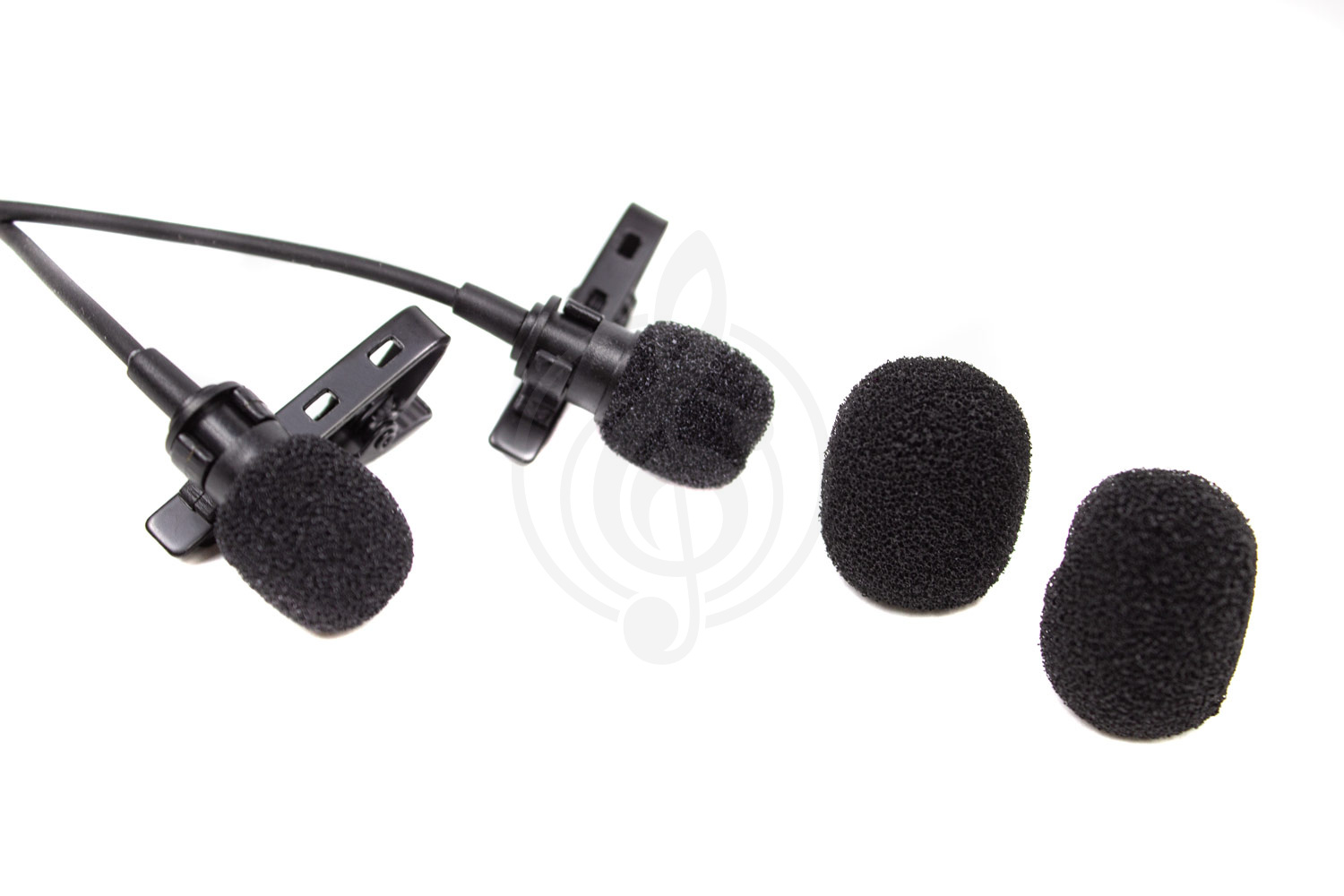 Микрофон для смартфона Микрофоны для смартфонов ACEMIC Acemic M2 - Микрофон петличный двойной M 2 - фото 1