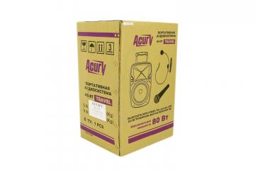 Активная акустическая система Активные акустические системы ACURY ACURY AS-8T - Мобильная акустическая система со встроенным усилителем, аккумулятором и 1 микрофоном AS-8T - фото 4