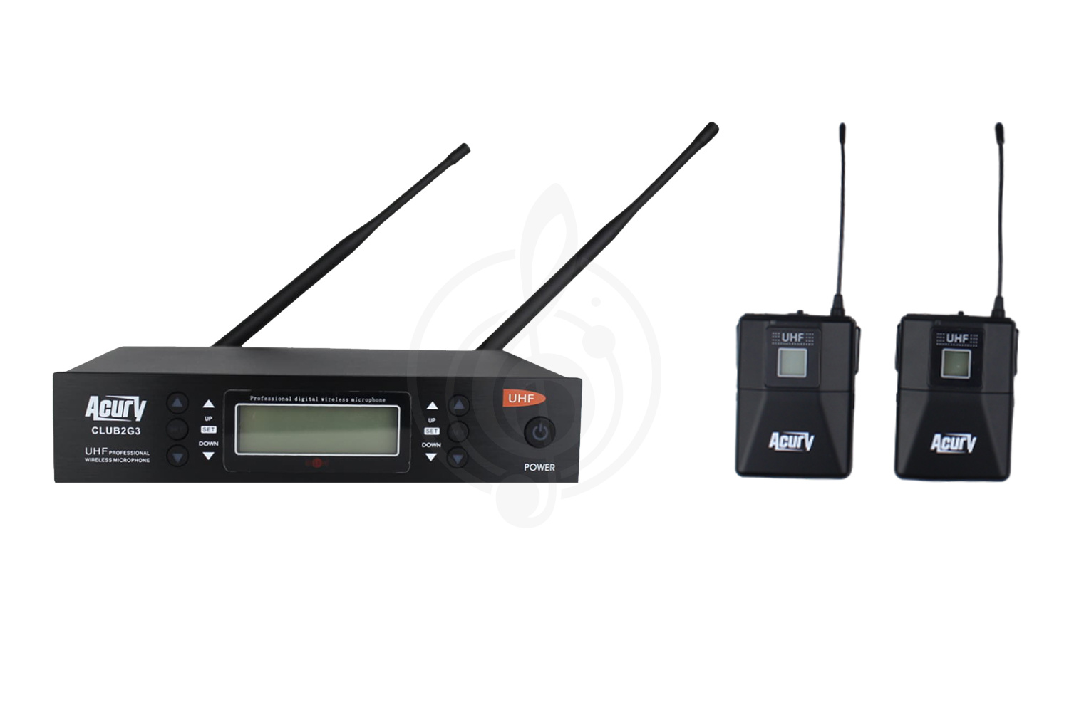 Радиосистема с головным микрофоном ACURY CLUB2G3 - Радиосистема с двумя головными микрофонами, ACURY CLUB2G3 в магазине DominantaMusic - фото 3