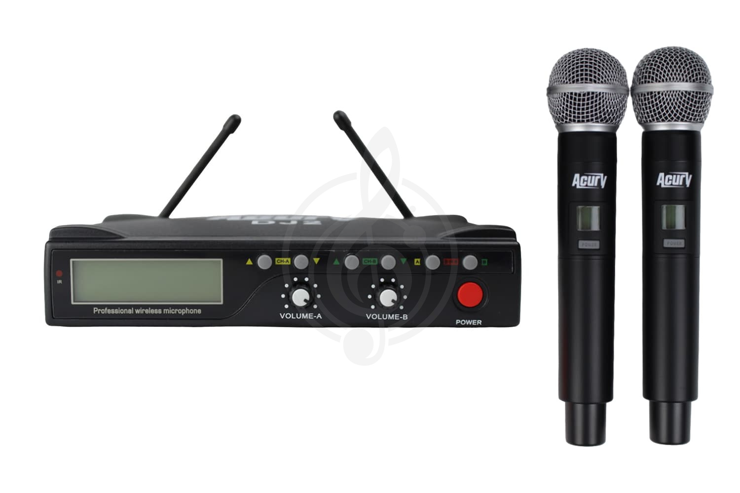 Радиосистема с ручным передатчиком ACURY DJ2 - Радиосистема с двумя ручными микрофонами, ACURY DJ2 в магазине DominantaMusic - фото 1