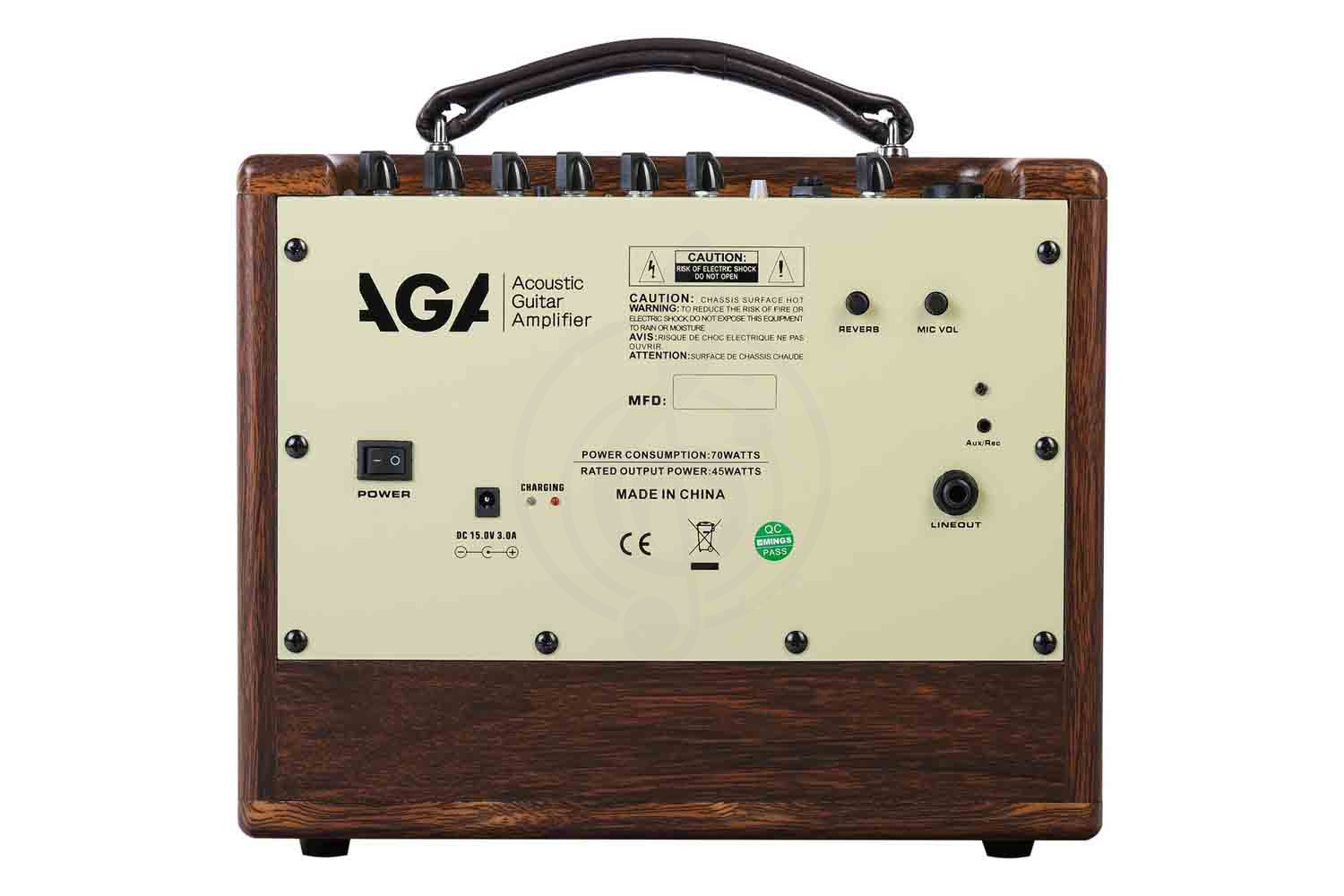 Комбоусилитель для электрогитары AGA GA-5P - Гитарный комбоусилитель, AGA GA-5P в магазине Доминанта мьюзик - фото 4