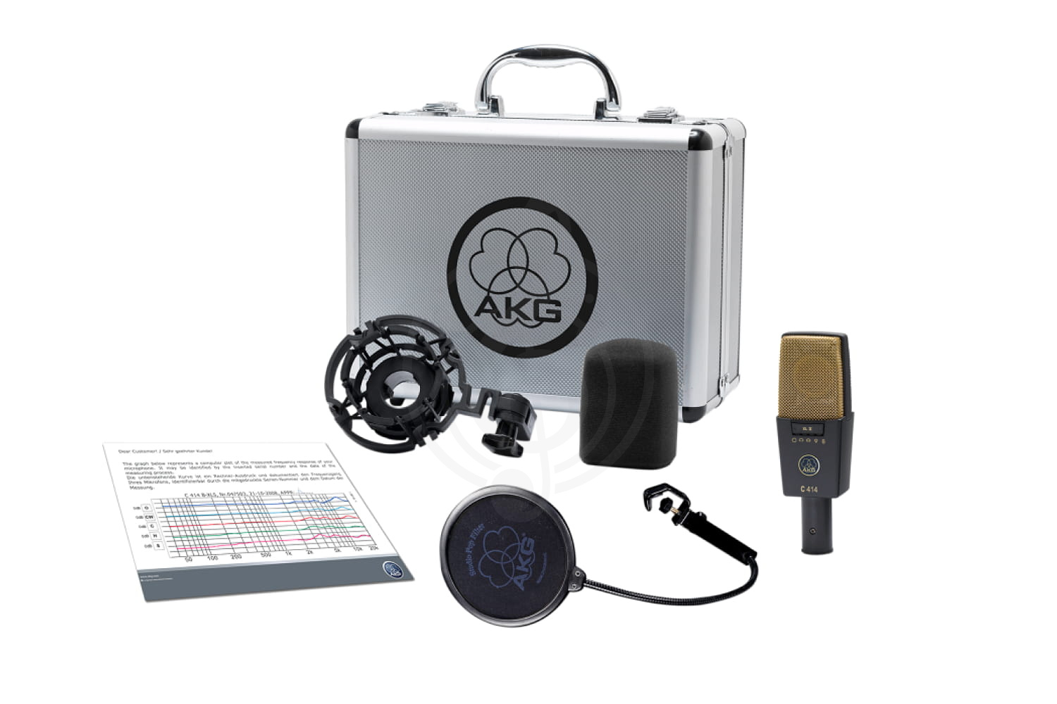 Конденсаторный студийный микрофон AKG C414XLII - конденсаторный студийный микрофон, AKG C414XLII в магазине DominantaMusic - фото 3