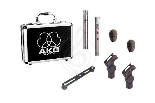 Инструментальный микрофон AKG C451B ST - Подобранная стереопара микрофонов, AKG C451B ST в магазине DominantaMusic - фото 1