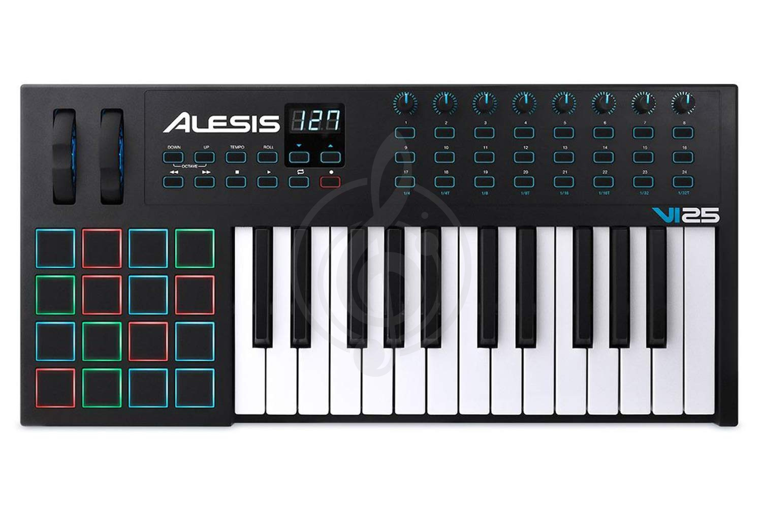 MIDI-клавиатура Миди-клавиатуры Alesis ALESIS VI25 - USB MIDI клавиатура A050301 - фото 1