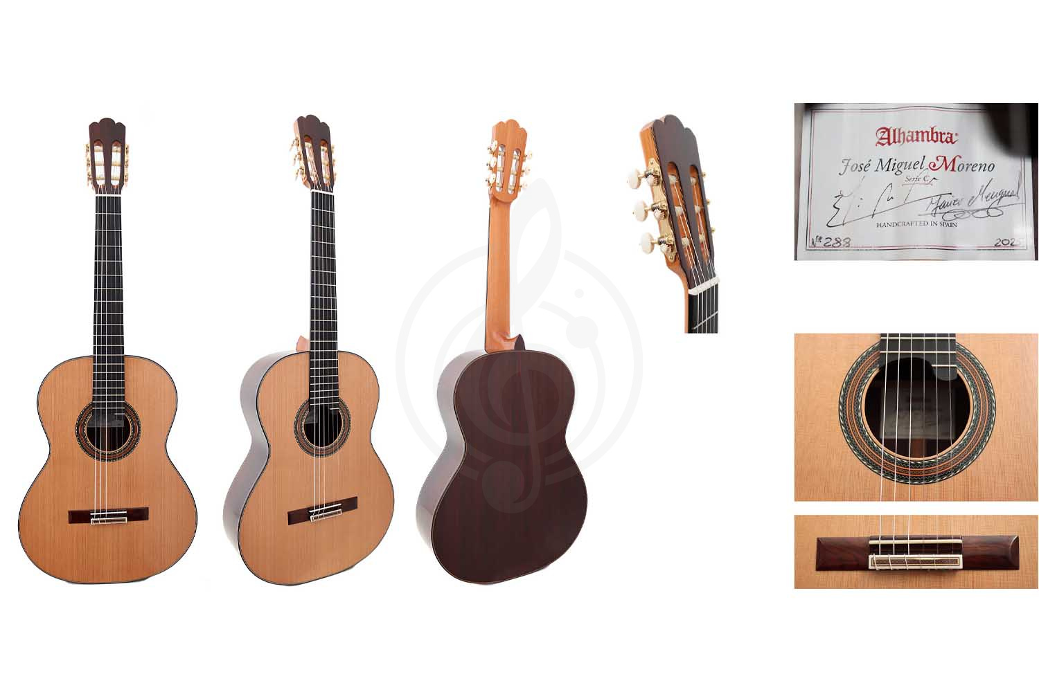 Классическая гитара 4/4 Alhambra 250 Jose Miguel Moreno Serie C - Классическая гитара, с футляром, Alhambra 250 Jose Miguel Moreno Serie C в магазине DominantaMusic - фото 12