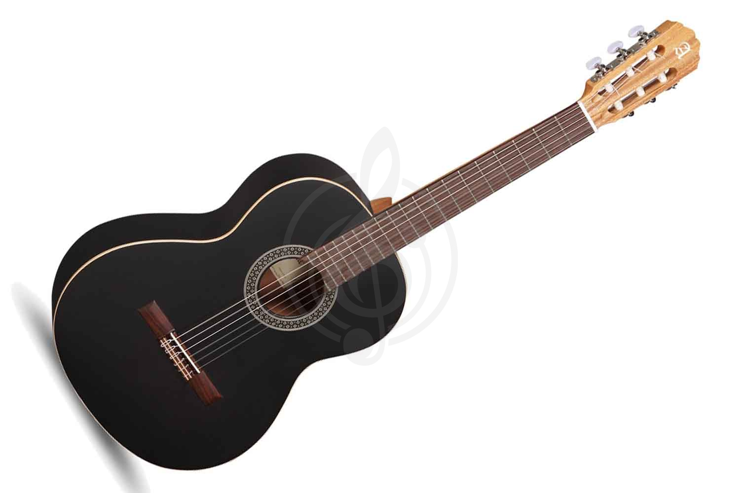 Классическая гитара 4/4 Классические гитары 4/4 Alhambra Alhambra 7.232 Classical Student 1C Black Satin - Классическая гитара, черная 7.232 - фото 1