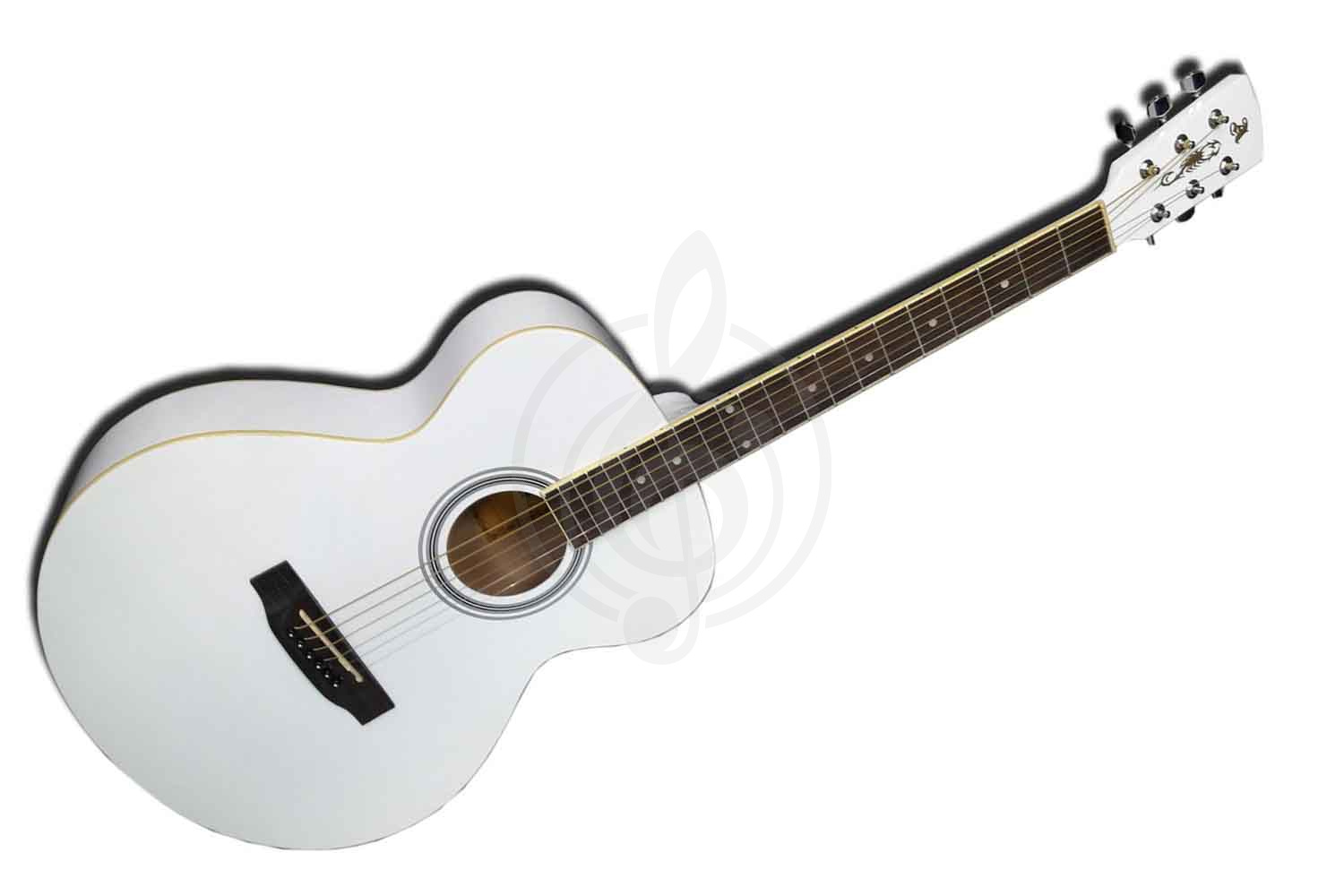 Акустическая гитара Акустические гитары ALICANTE ALICANTE ROCK WH - гитара акустическая Rock WH - фото 1