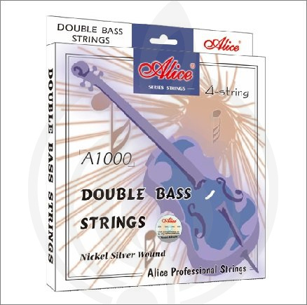 Струны для контрабаса Струны для контрабаса Alice Alice A1000-4/4 - комплект струн для контрабаса A1000-4/4 - фото 1