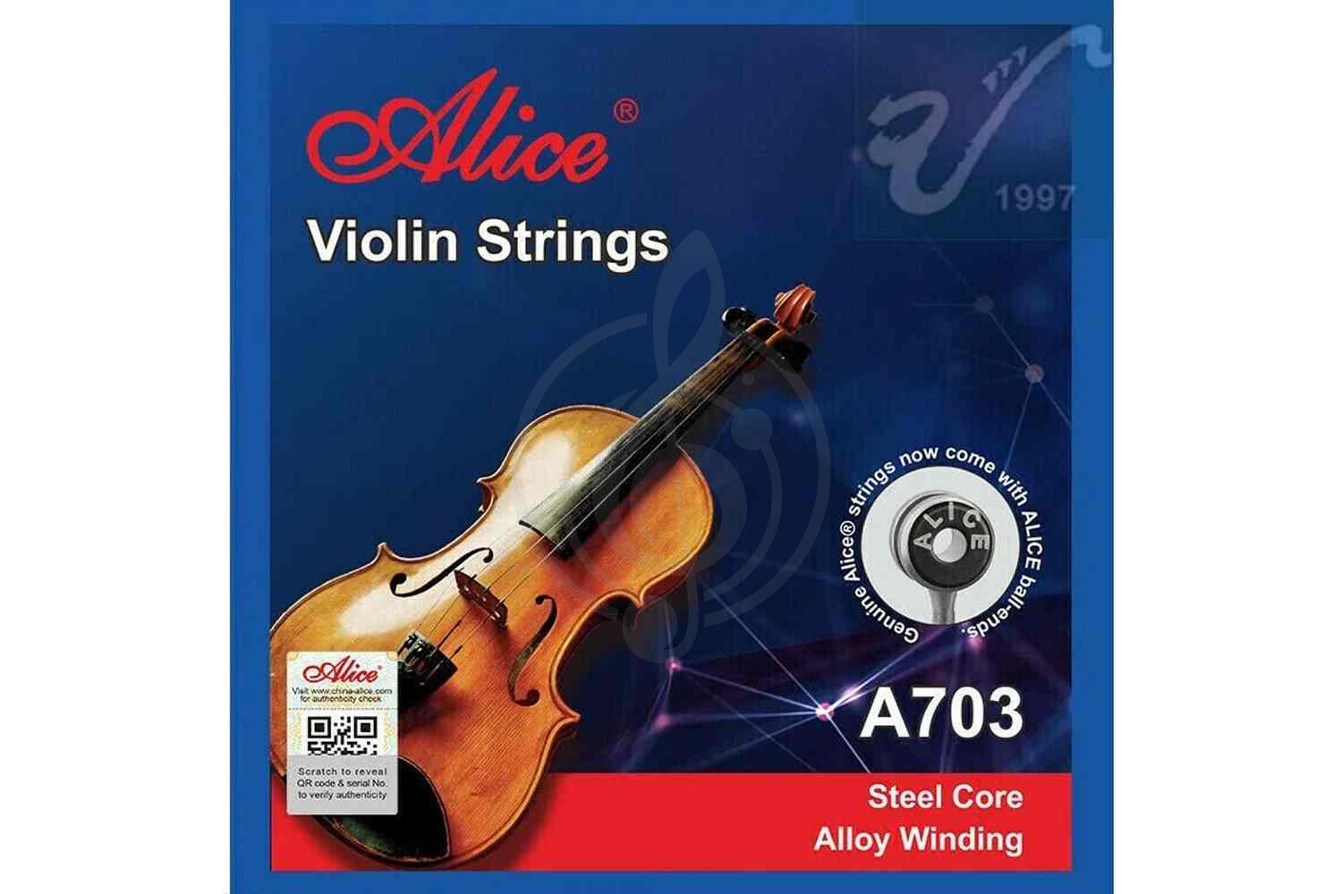 Струны для скрипки Alice A703 1-st - Струна для скрипки, Alice A703 1-st в магазине DominantaMusic - фото 1