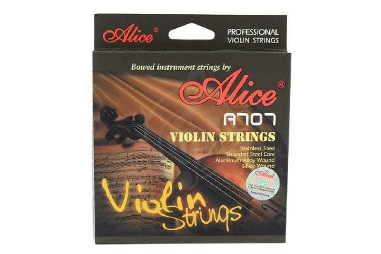 Струны для скрипки Alice A707 - Комплект струн для скрипки 4/4, Alice A707 в магазине DominantaMusic - фото 1