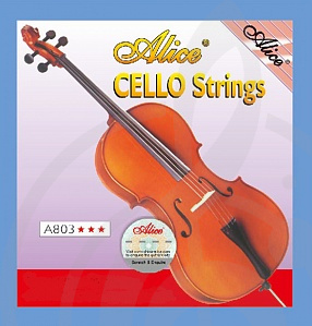 Струны для виолончели Струны для виолончели Alice Alice A803-1 - Отдельная струна А/Ля для виолончели размером 4/4 A803-1 - фото 1