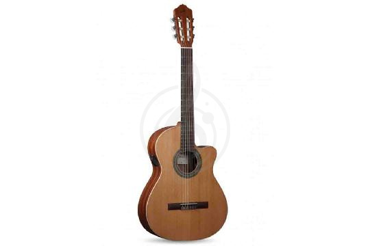 Изображение ALMANSA 400 nature CTW (EZ) гитара классическая c вырезом , эквалайзер, шесть струн, нейлон, массив 