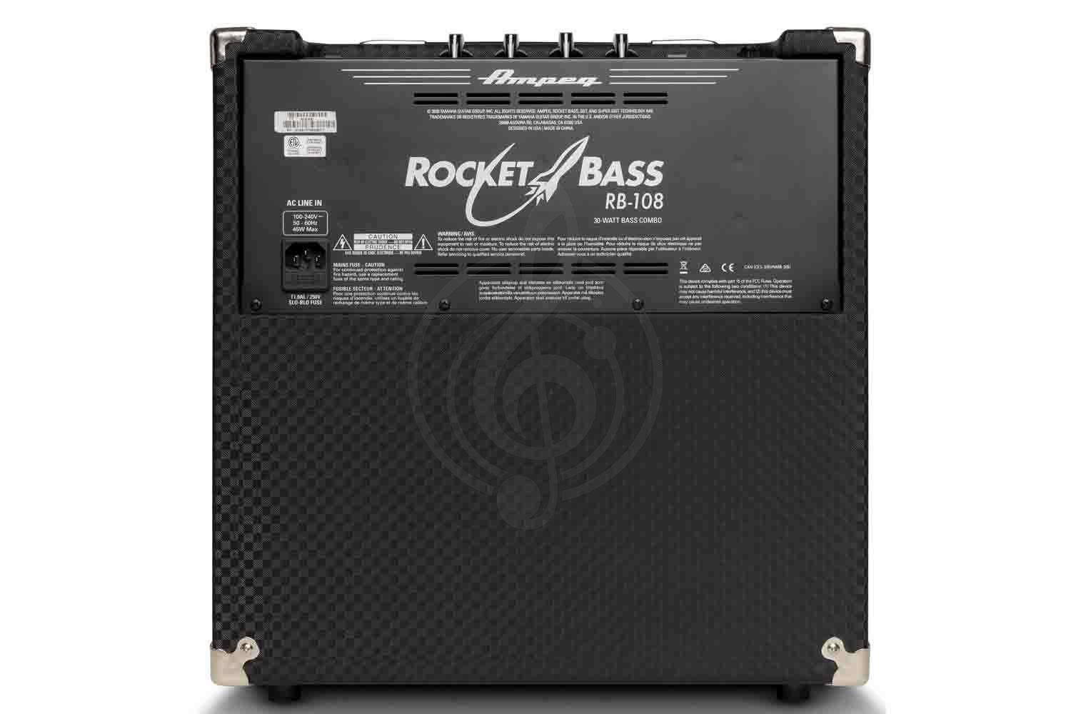 Комбоусилитель для бас-гитары AMPEG ROCKET BASS RB-108 - Басовый комбоусилитель, 1x8'', 30 Вт, Ampeg ROCKET BASS RB-108  в магазине DominantaMusic - фото 4