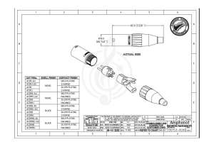 Изображение Разъем XLR Amphenol AC3MB