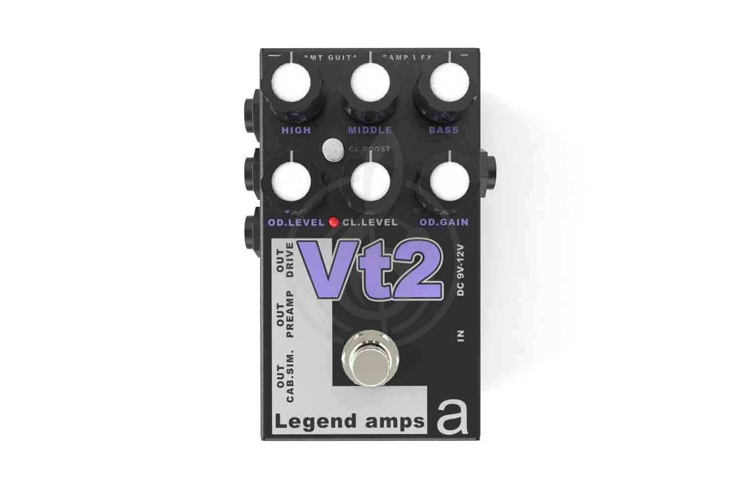 Педаль для электрогитар Гитарные предусилители (преампы) AMT electronics AMT Vt2 Legend amps 2 Guitar preamp - гитарный предусилитель (VHT)  Vt2 - фото 1