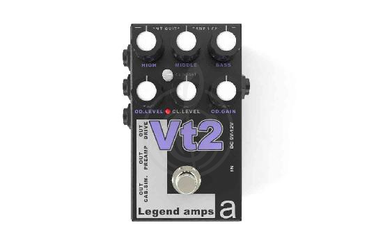 Педаль для электрогитар Гитарные предусилители (преампы) AMT electronics AMT Vt2 Legend amps 2 Guitar preamp - гитарный предусилитель (VHT)  Vt2 - фото 1