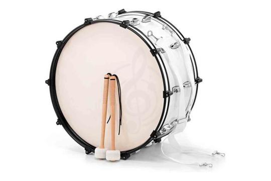 Маршевый барабан AP Percussion MB-2212 - Барабан маршевый большой 22"х12" белый ,  MB-2212 в магазине DominantaMusic - фото 2
