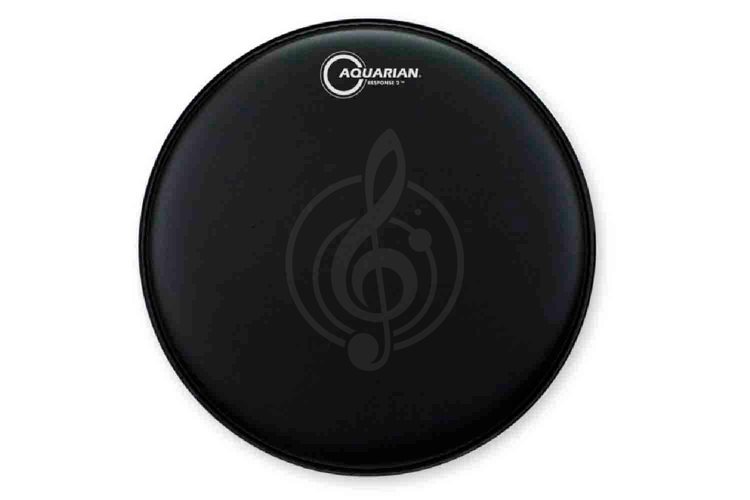 Пластик для бочки Aquarian TCRSP2-22BK Response 2 Texture Coated - Пластик для бас-барабана 22", черный,  TCRSP2-22BK  Response 2 Texture Coated в магазине DominantaMusic - фото 1