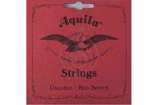 Струны для укулеле баритон AQUILA RED 89U струны для укулеле баритон (Low E-B-G-D), 3 и 4 струны в обмотке, Aquila 89U в магазине DominantaMusic - фото 1