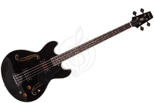 Изображение ARIA TAB-CLASSIC BK - 4-х струнная бас-гитара, полый корпус, 20 ладов