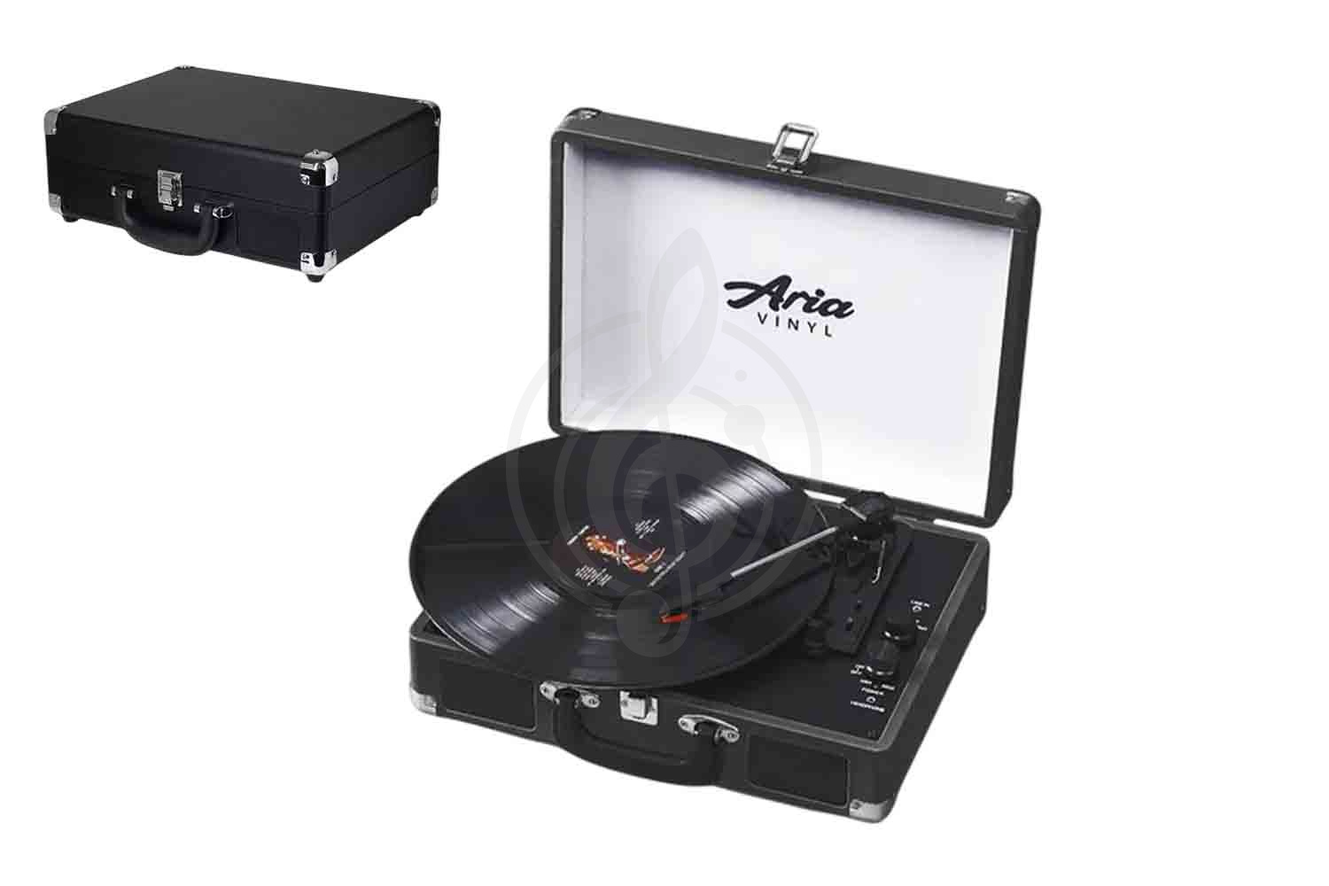 Виниловый проигрыватель Aria Vinyl VRP-1 BK - Виниловый проигрыватель, Aria Vinyl VRP-1 BK в магазине DominantaMusic - фото 1