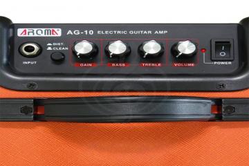 Комбоусилитель для электрогитары Усилители и комбики для электрогитар Aroma AROMA AG-10 Orange - Автономный гитарный комбо AG-10 Orange - фото 3