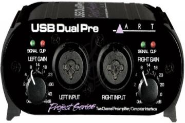 Звуковая карта Звуковые карты, аудиоинтерфейсы ART ART USBDualPrePS 2х канальный предусилитель  USBDualPrePS - фото 3