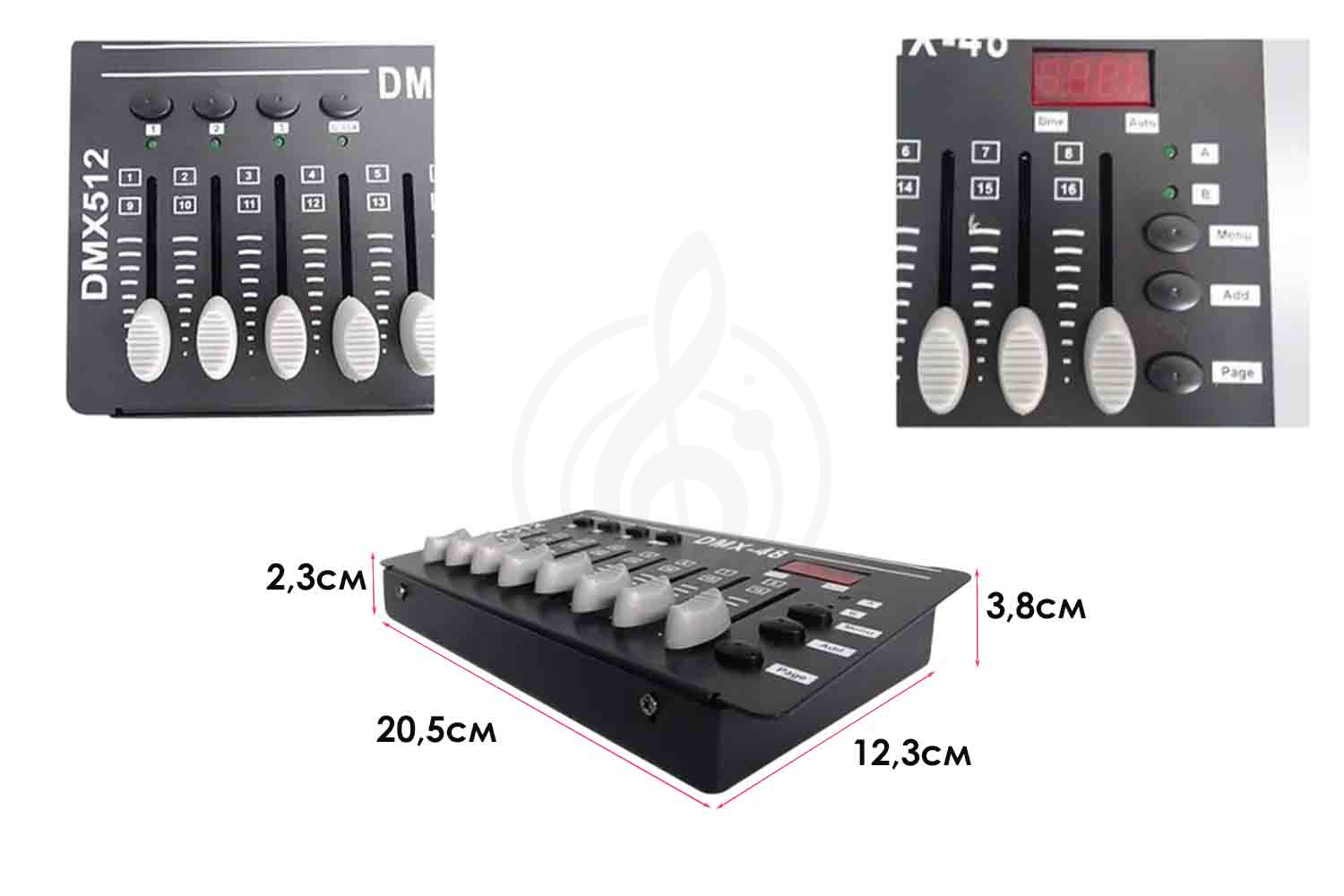 Пульт и контроллер DMX Art Wizard DMX-48 - Контроллер световых приборов, Art Wizard DMX-48 в магазине DominantaMusic - фото 2