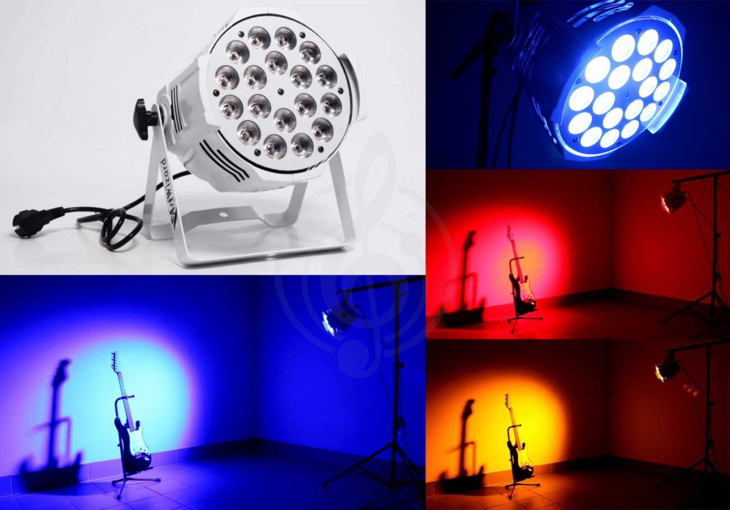 Заливной светильник (LED wash) Заливные светильники (LED wash) Art Wizard ART WIZARD WPLA1815RGBWA+UV Светодиодный прожектор 18*15W 6 в1 RGBWA+UV  WPLA1815RGBWA+UV - фото 5