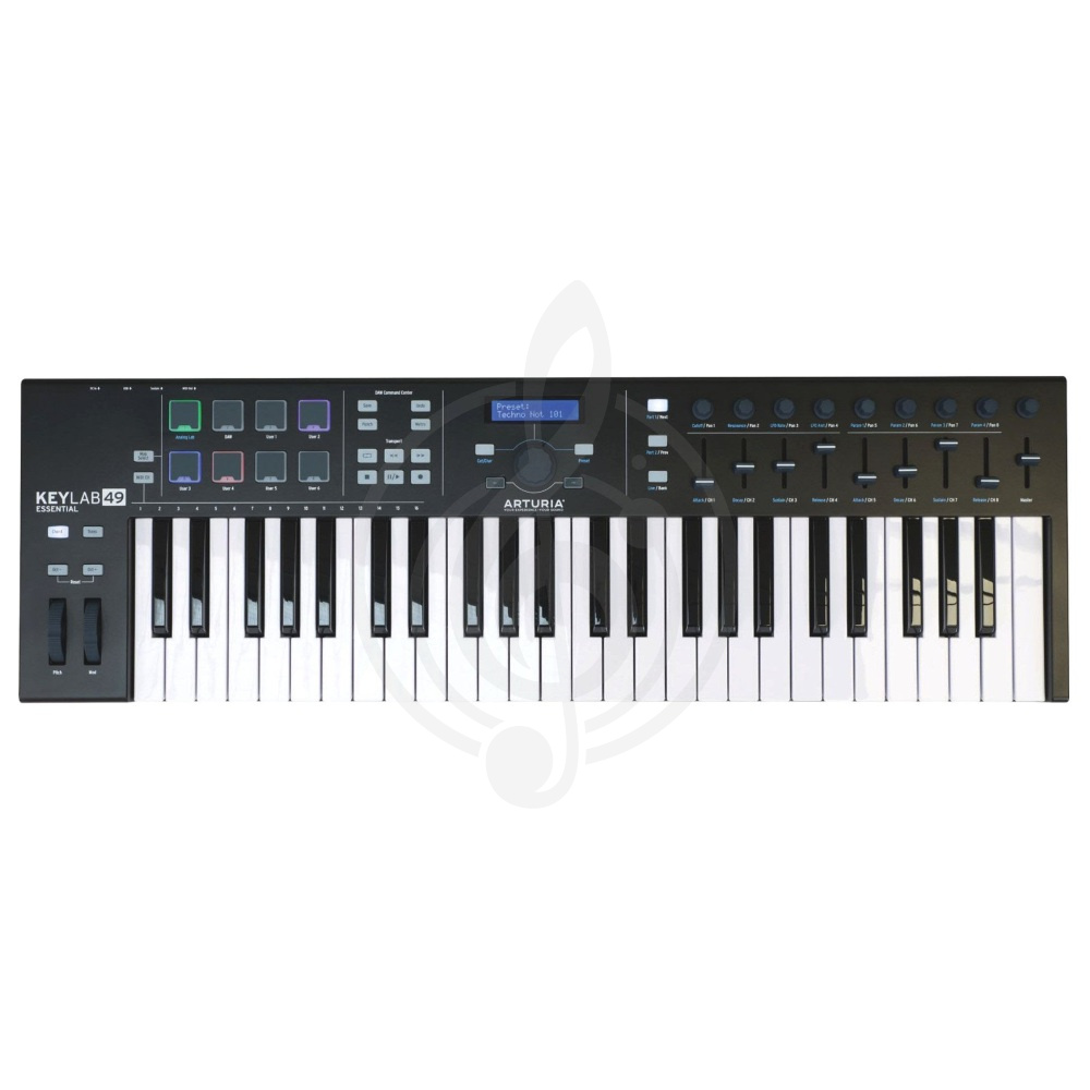 MIDI-клавиатура Миди-клавиатуры Arturia Arturia KeyLab Essential 49 Black Edition - Миди-клавиатура KeyLab Essential 49 Black Edition - фото 1